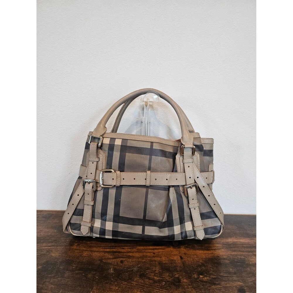Burberry Nova Check Buckle Tote